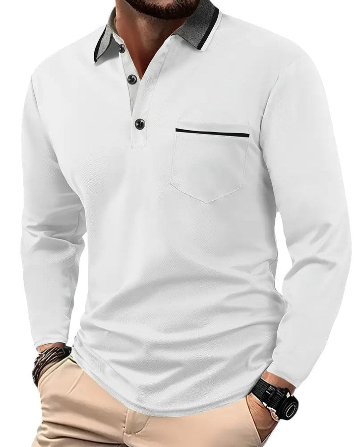 Contrast Pique Polo