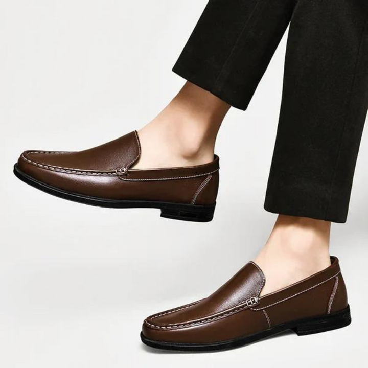 High-Street Leather Loafers