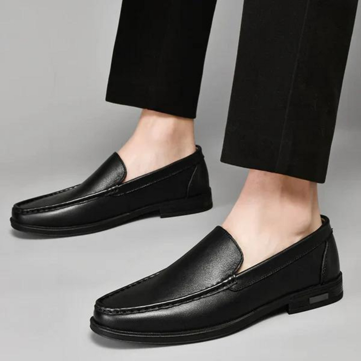 High-Street Leather Loafers