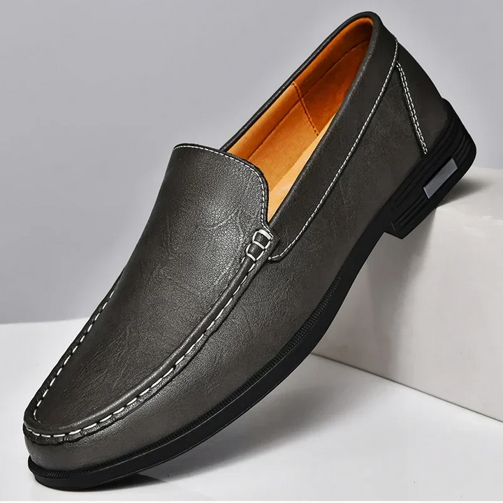 High-Street Leather Loafers