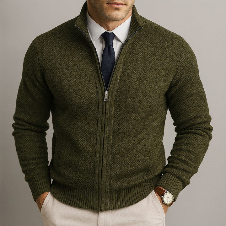 Zip Knit Cardigan
