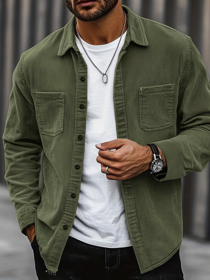 Corduroy Overshirt Jacket