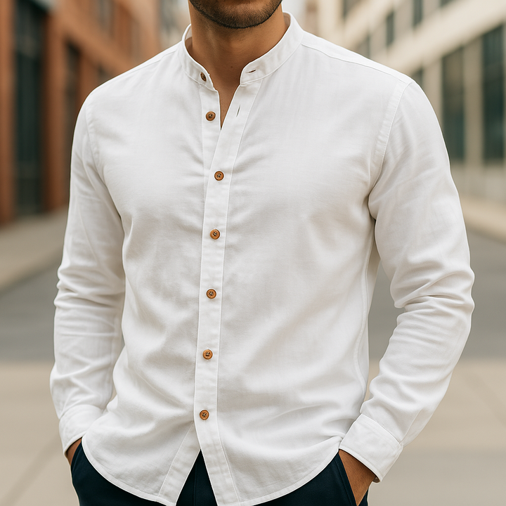 Band Collar Shirt
