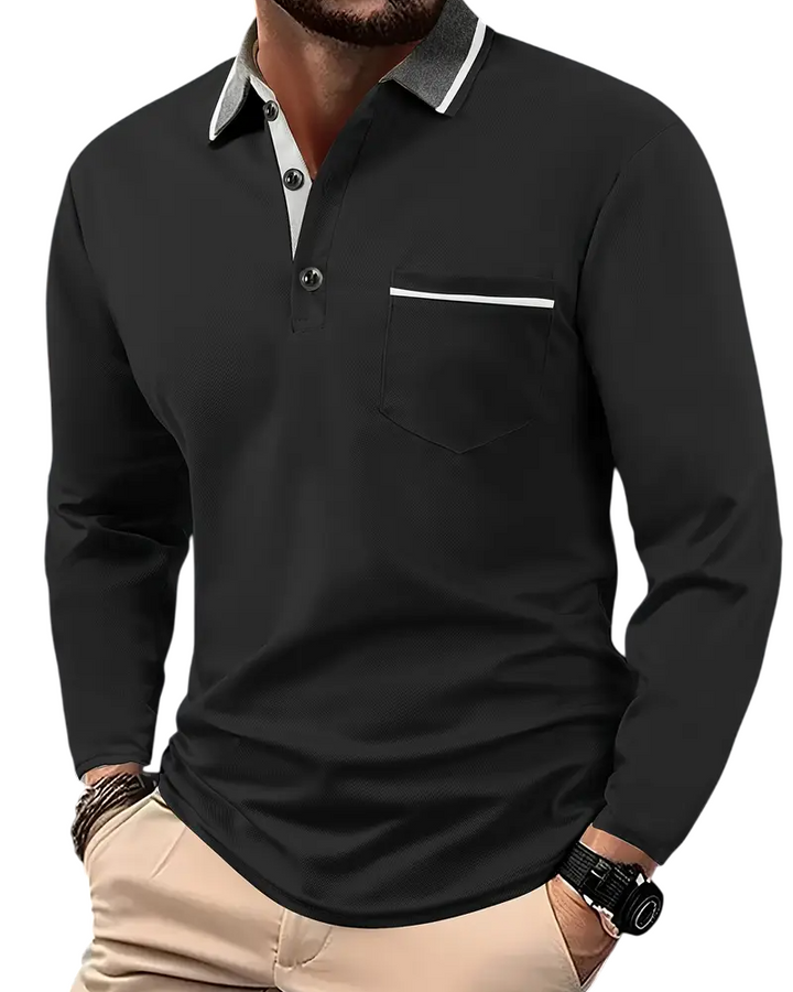 Contrast Pique Polo