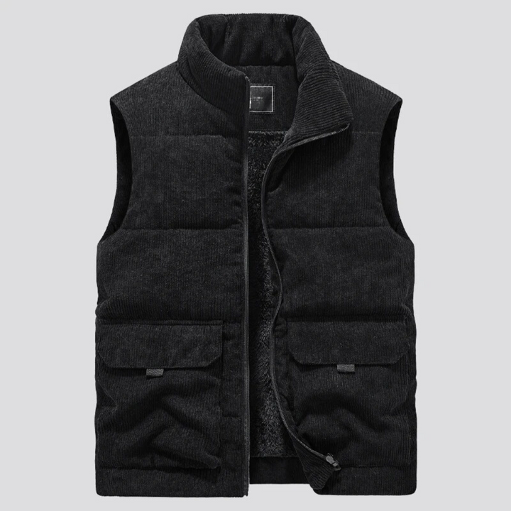 Corduroy Puffer Vest