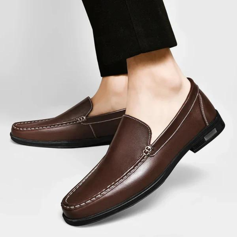 High-Street Leather Loafers