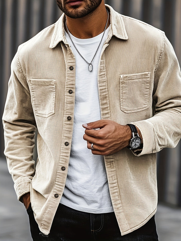 Corduroy Overshirt Jacket
