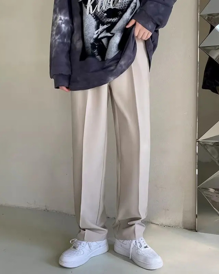 Pleated Wide Trousers