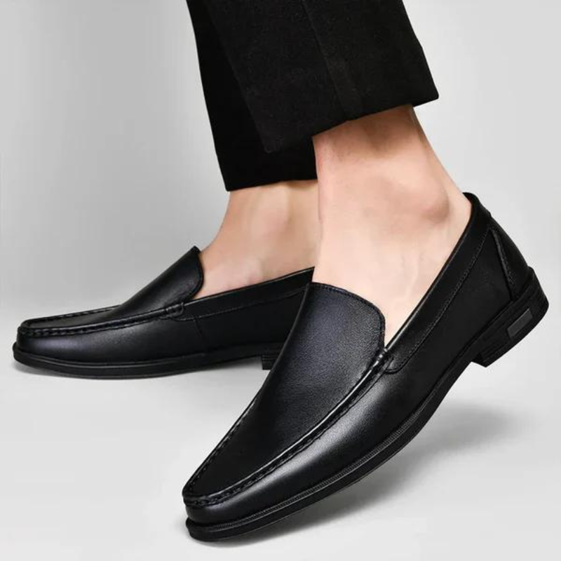 High-Street Leather Loafers