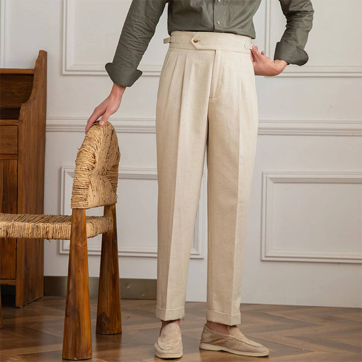 High-Waisted Classic Trousers