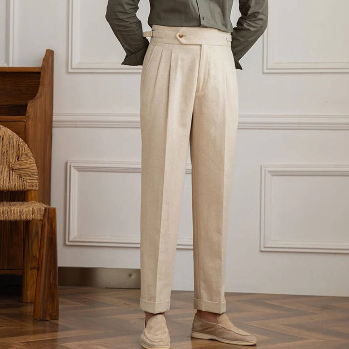 High-Waisted Classic Trousers