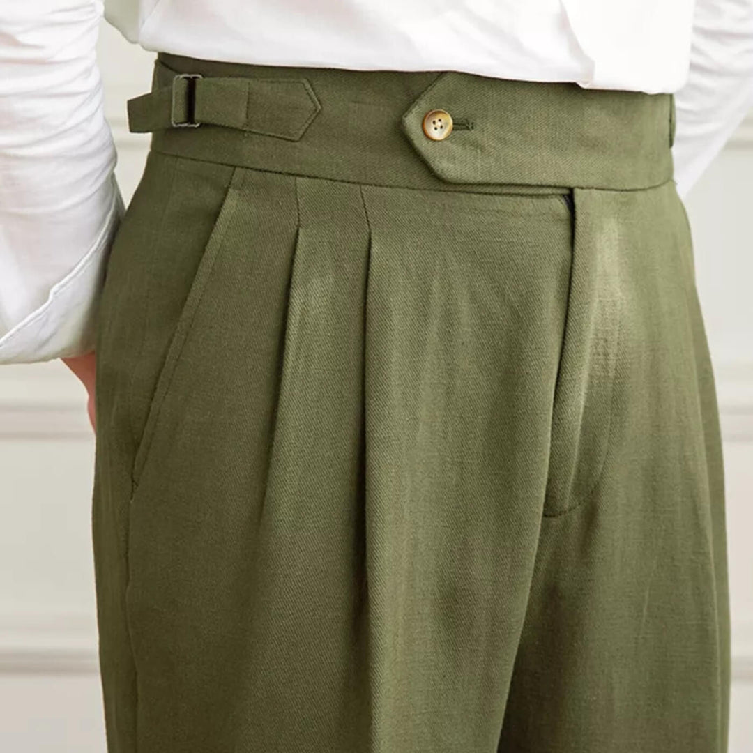 High-Waisted Classic Trousers