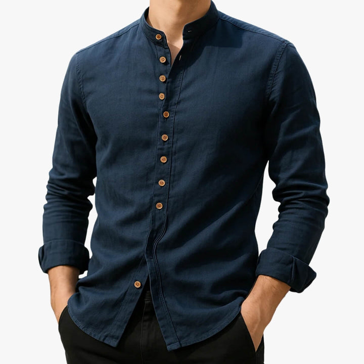 Band Collar Shirt