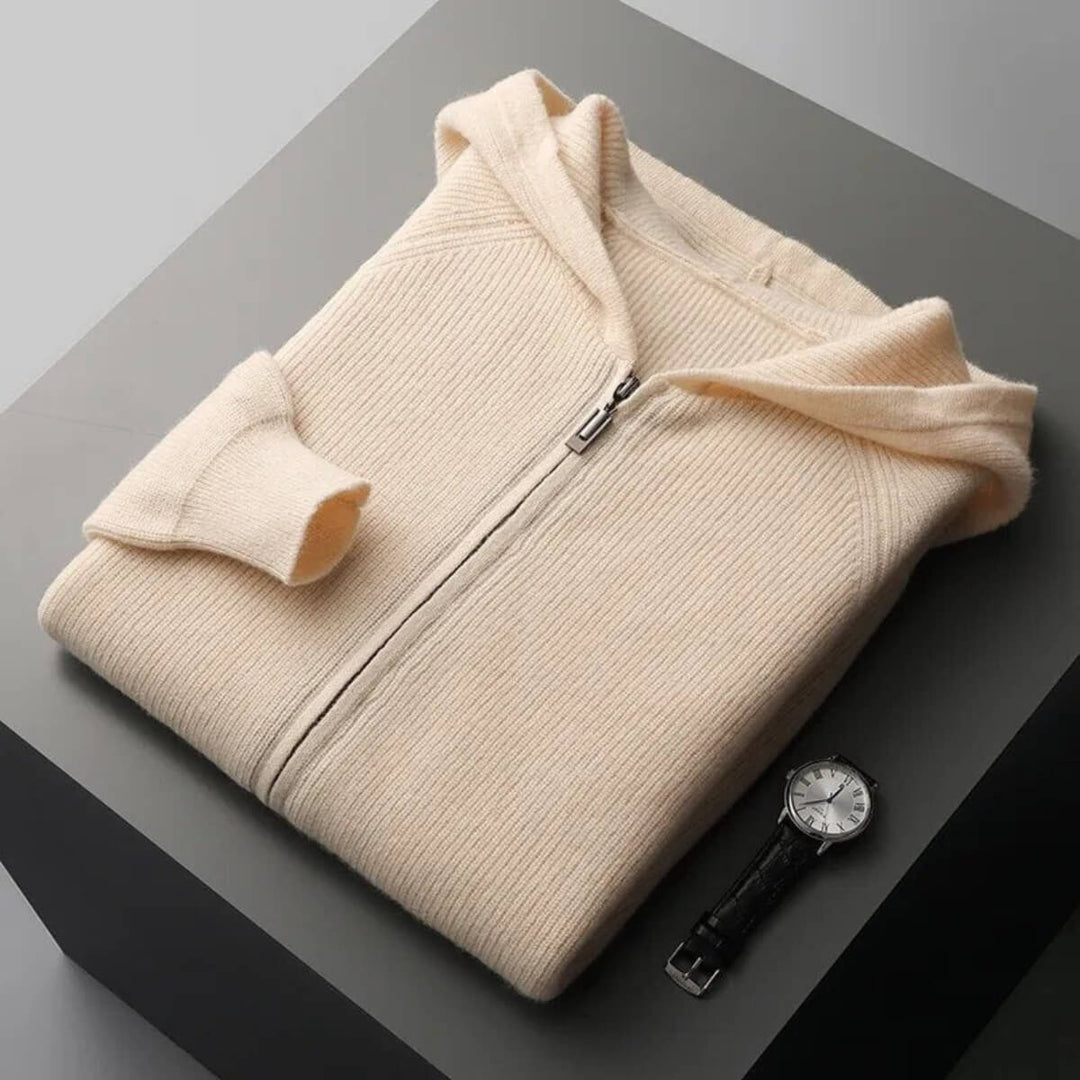 Knitted Zip Hoodie