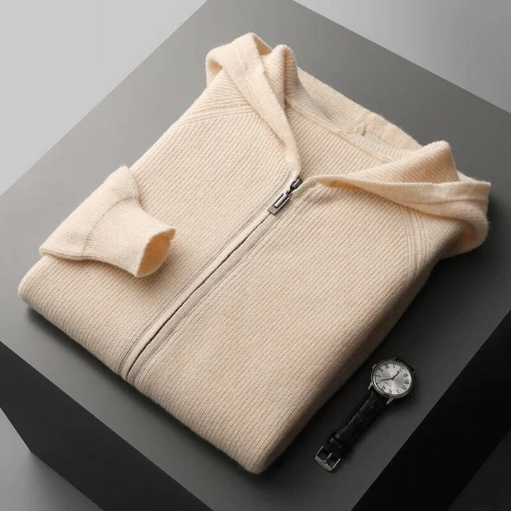 Knitted Zip Hoodie