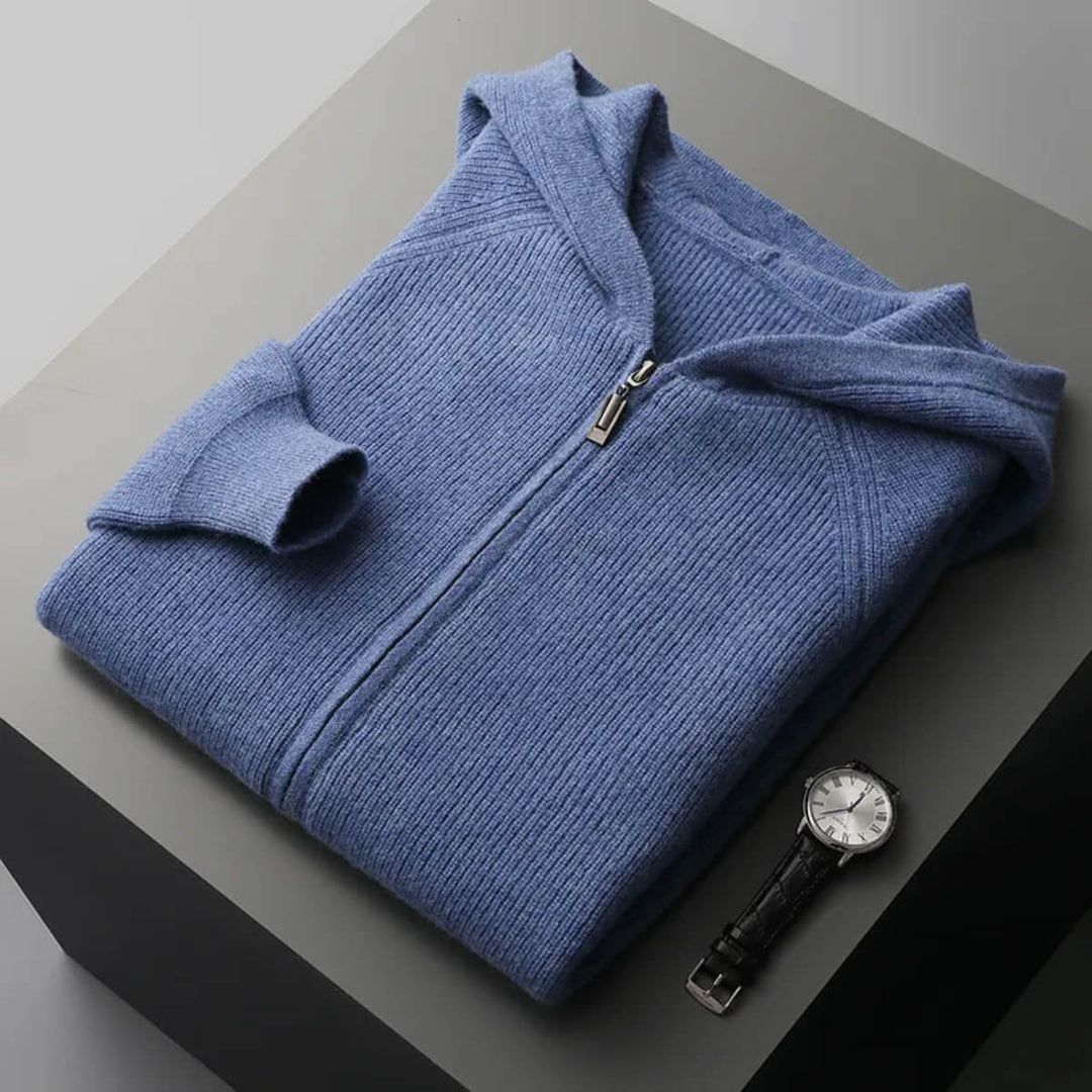 Knitted Zip Hoodie