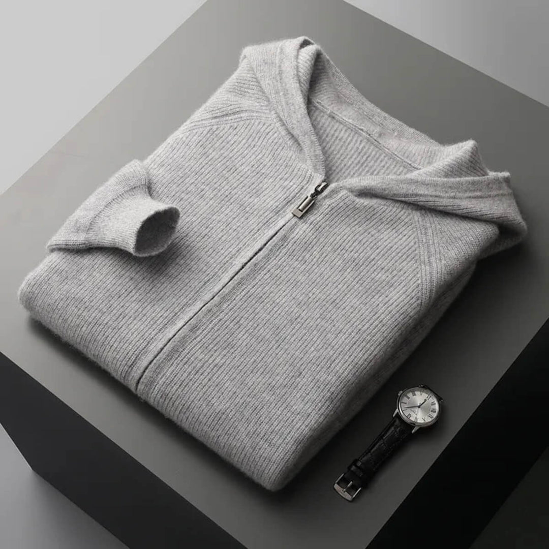 Knitted Zip Hoodie