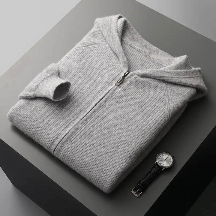 Knitted Zip Hoodie