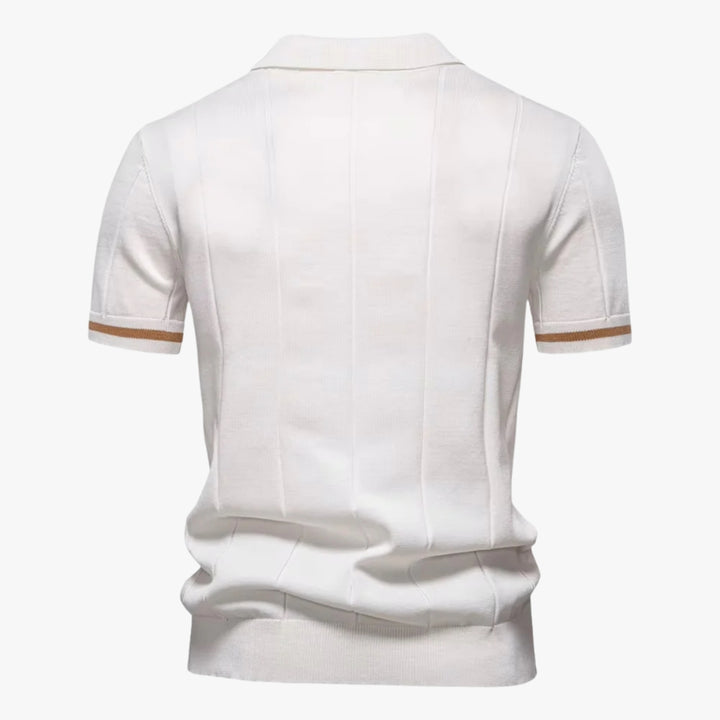 Knitted Zip Polo