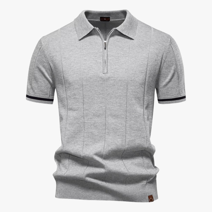 Knitted Zip Polo