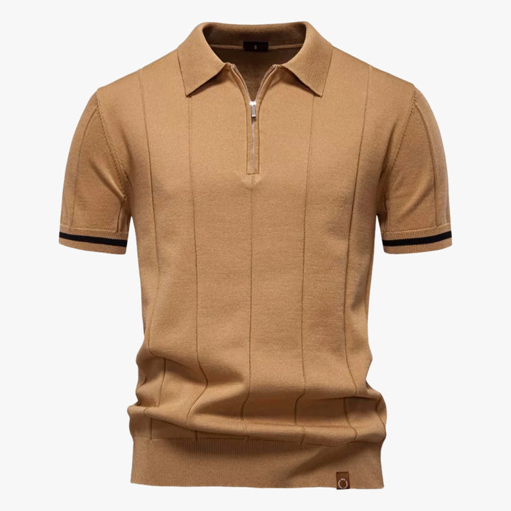 Knitted Zip Polo