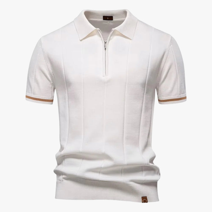 Knitted Zip Polo