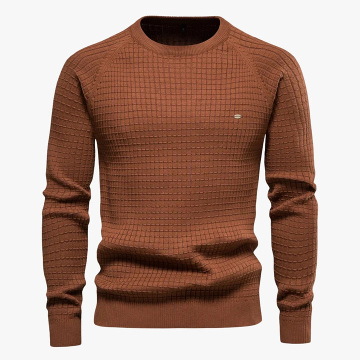 Waffle Knit Pullover