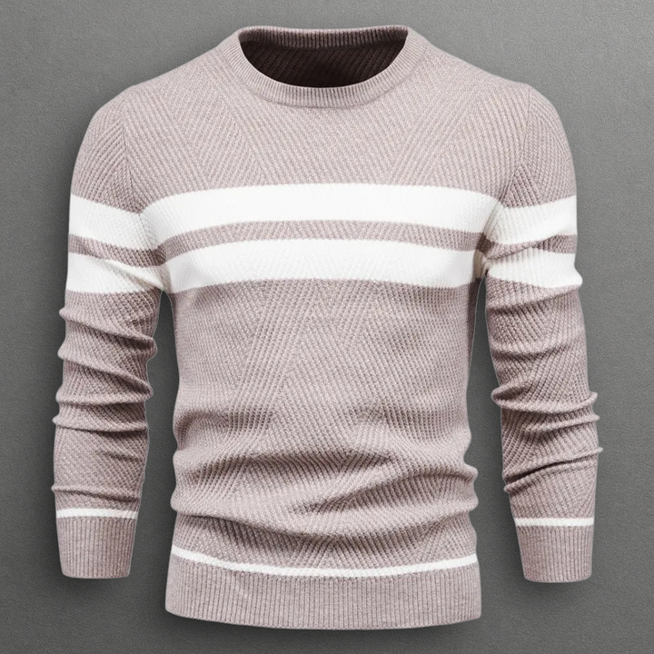 Dual Stripe Crewneck