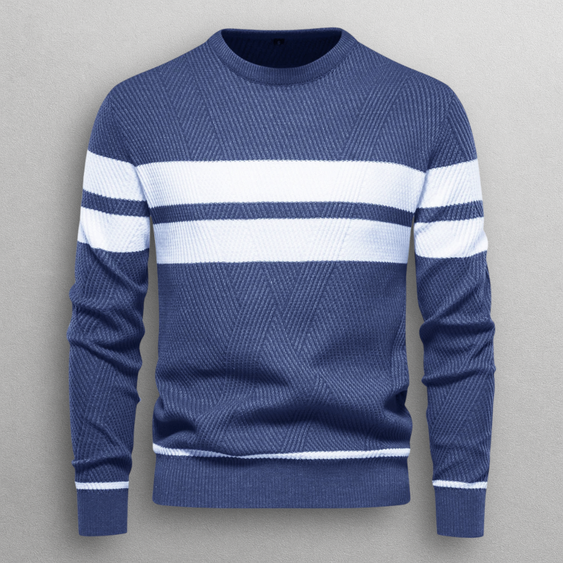 Dual Stripe Crewneck