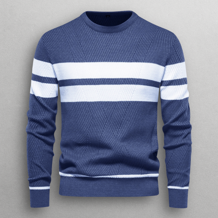 Dual Stripe Crewneck