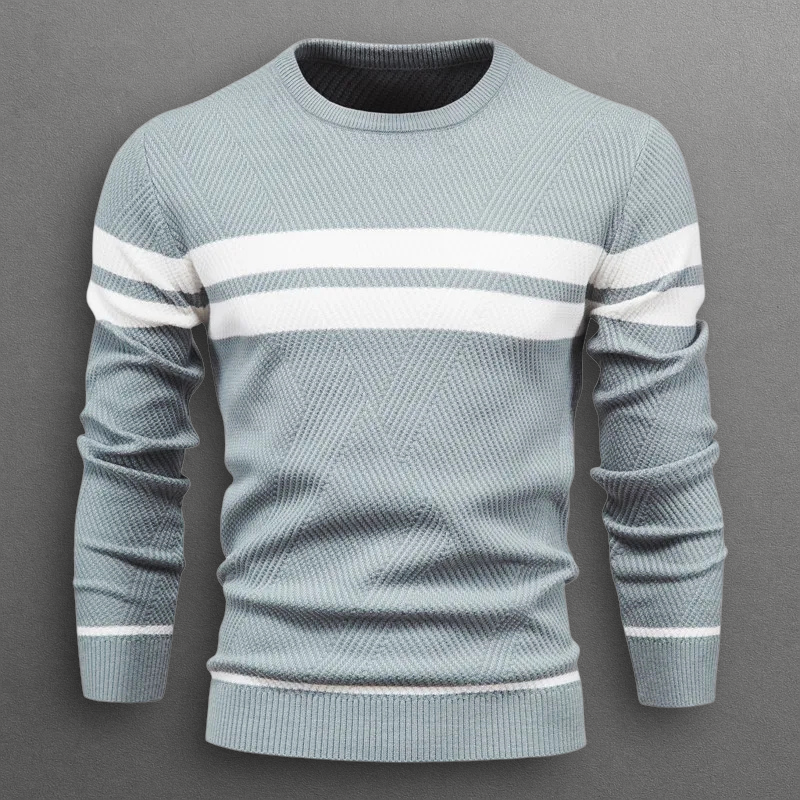 Dual Stripe Crewneck