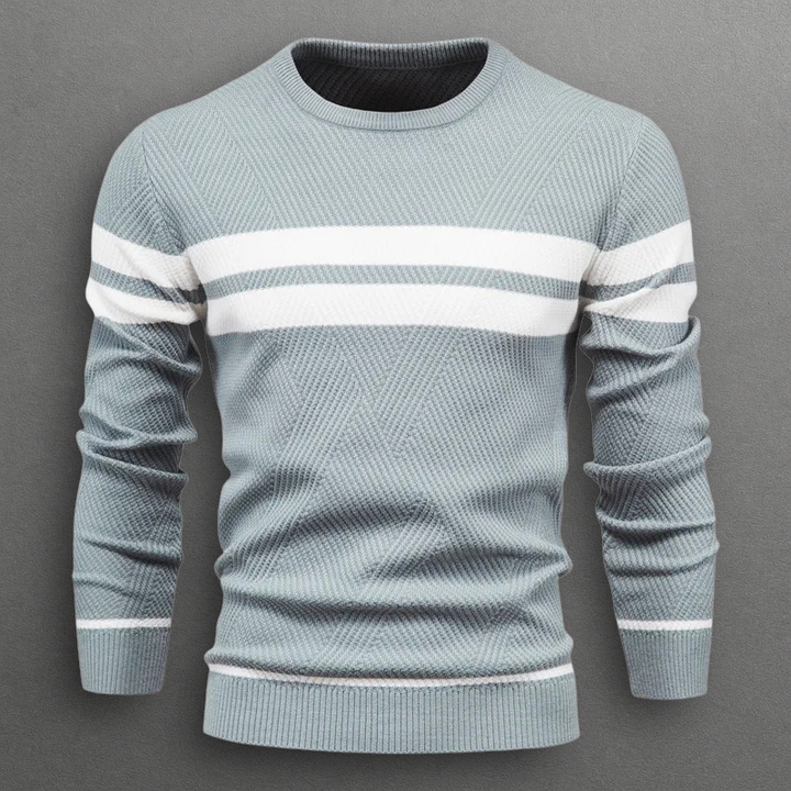 Dual Stripe Crewneck