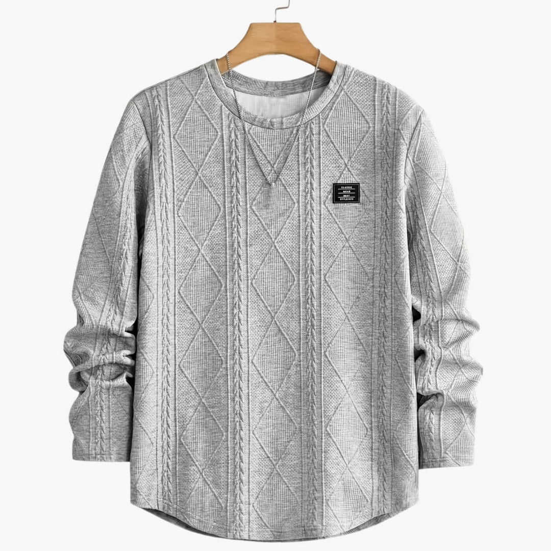 Diamond Textured Pullover