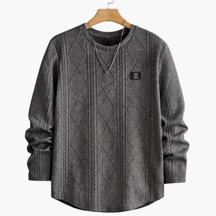 Diamond Textured Pullover
