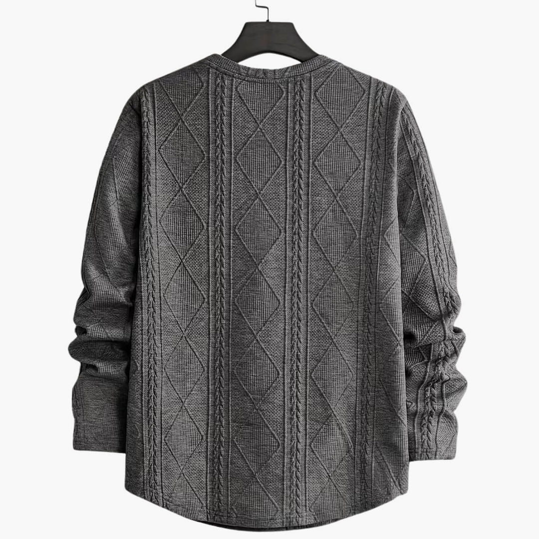 Diamond Textured Pullover