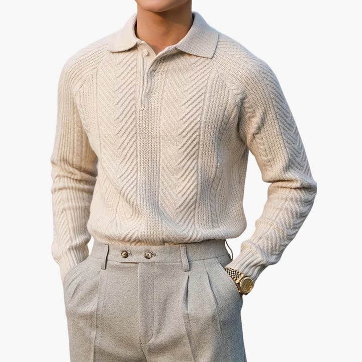 Chevron Raglan Polo