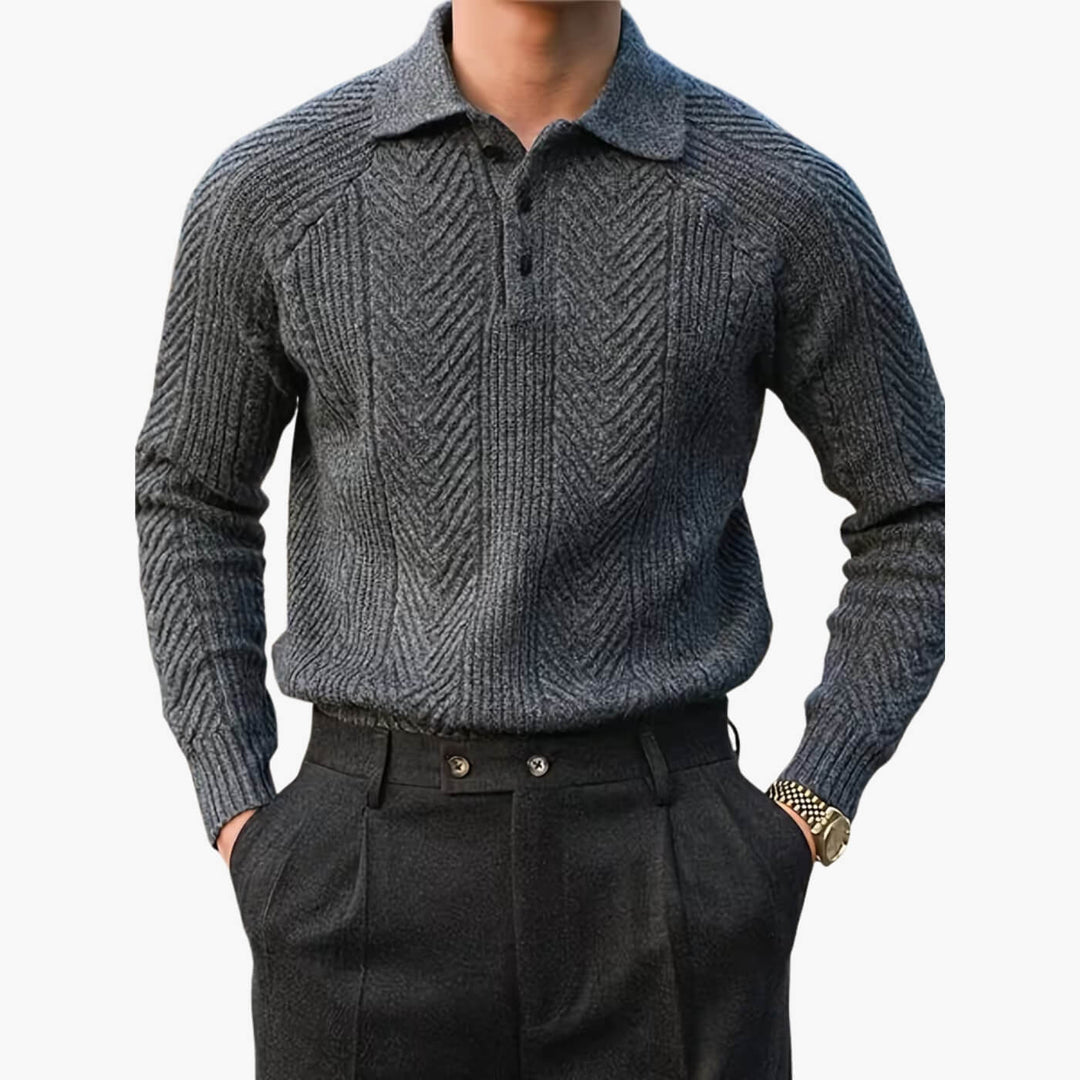 Chevron Raglan Polo