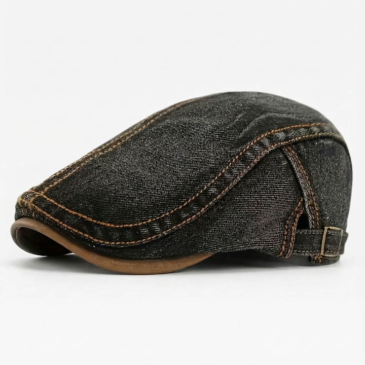 Denim Flat Cap