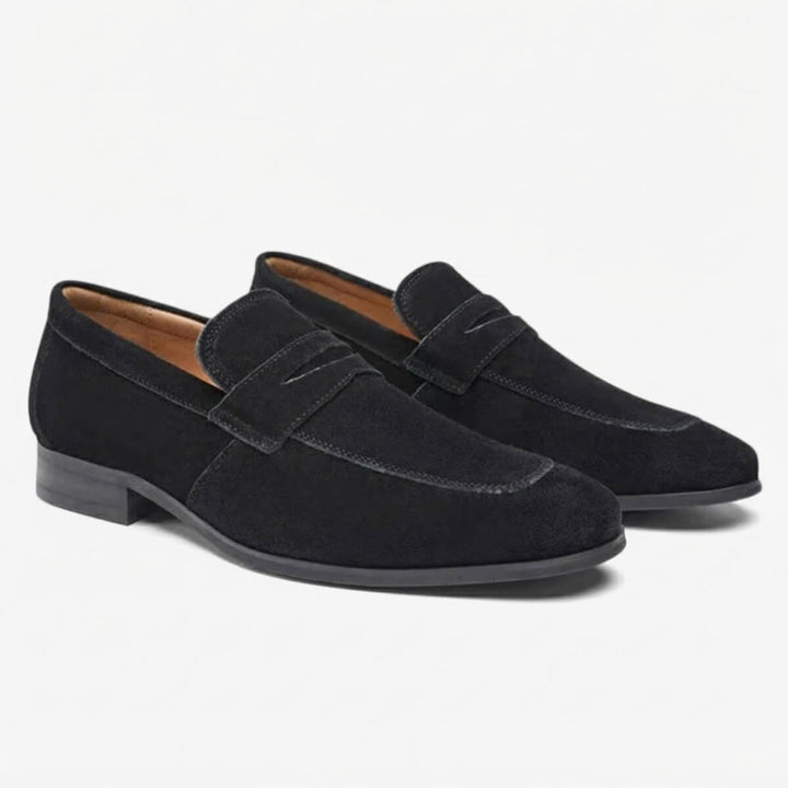 Suede Penny Loafers