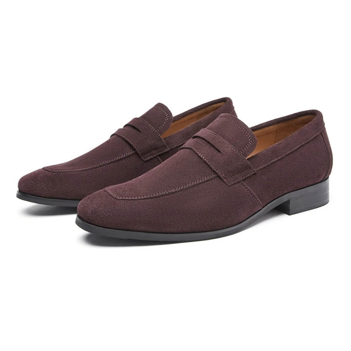 Suede Penny Loafers