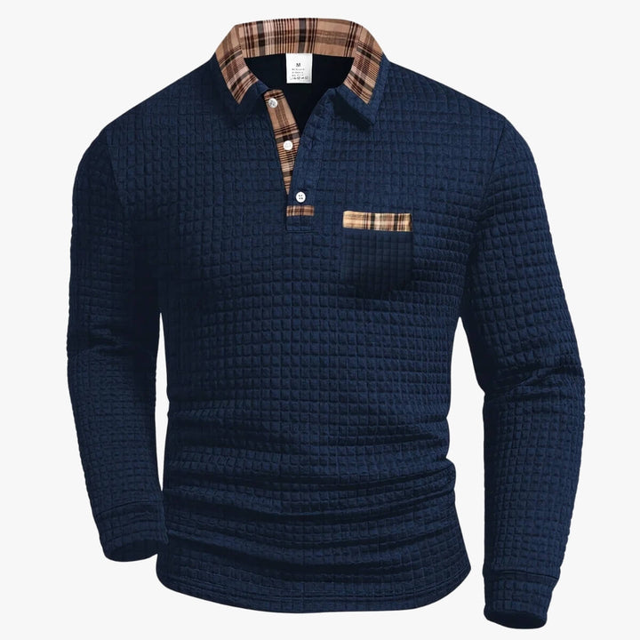 Waffle Textured Polo