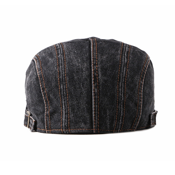 Denim Flat Cap
