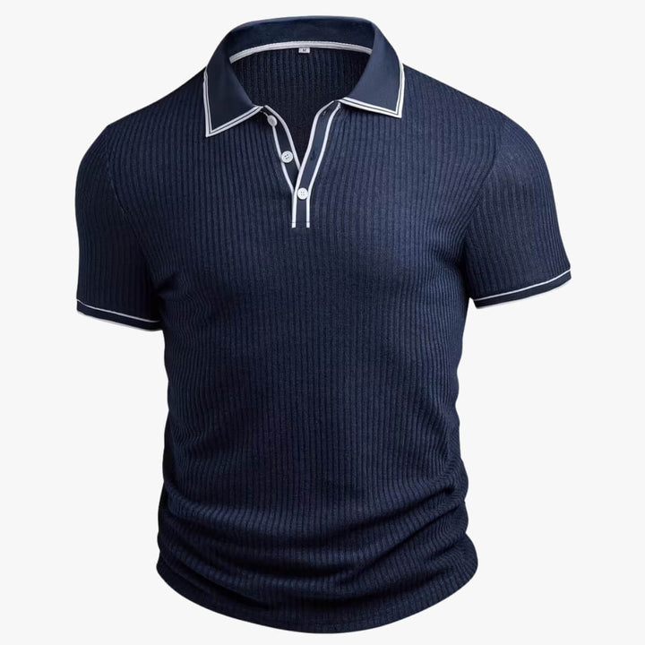 Vertical Ribbed Polo