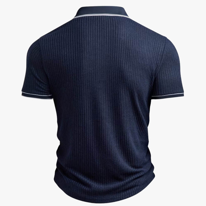 Vertical Ribbed Polo