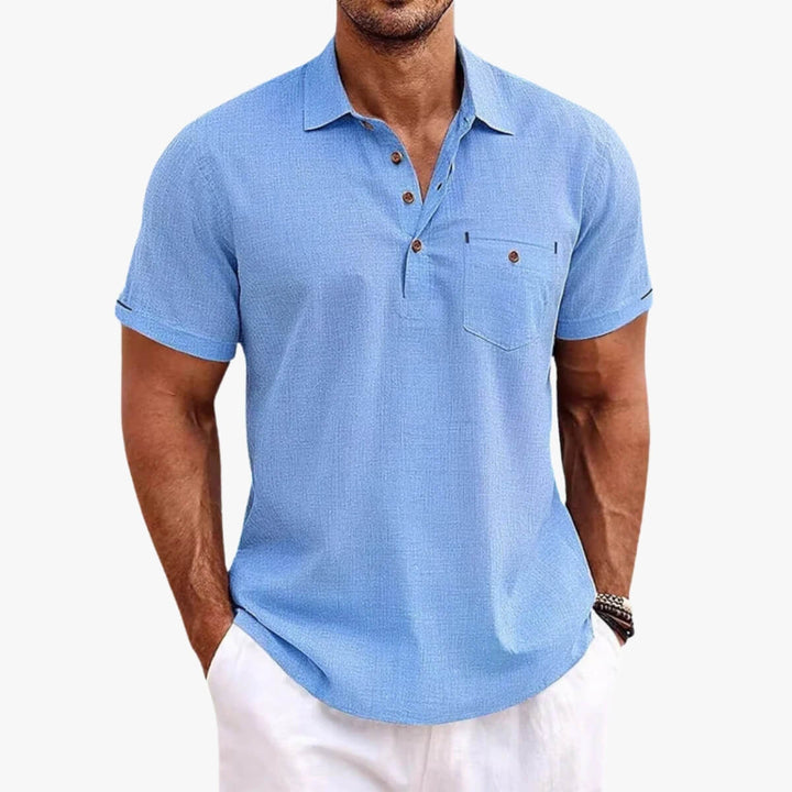 Linen Polo Shirt