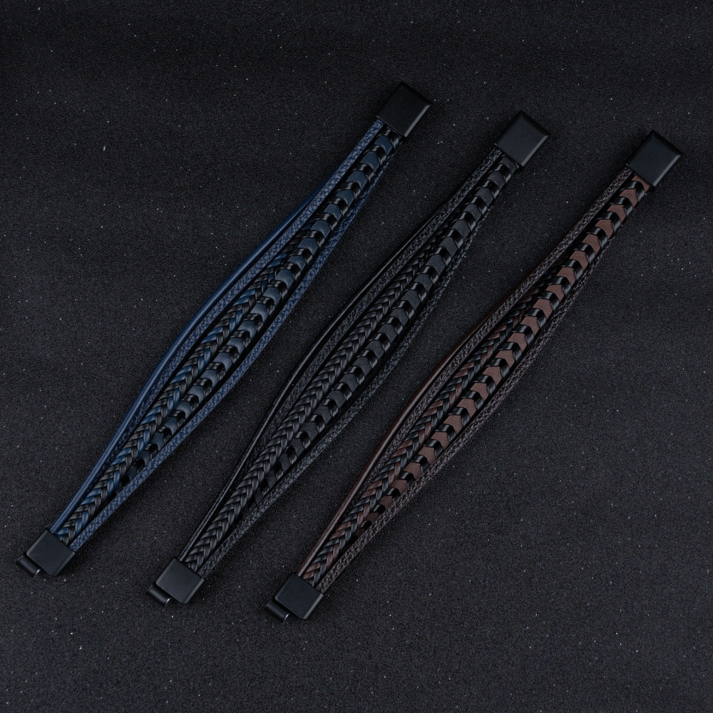 Braided Leather Bracelet