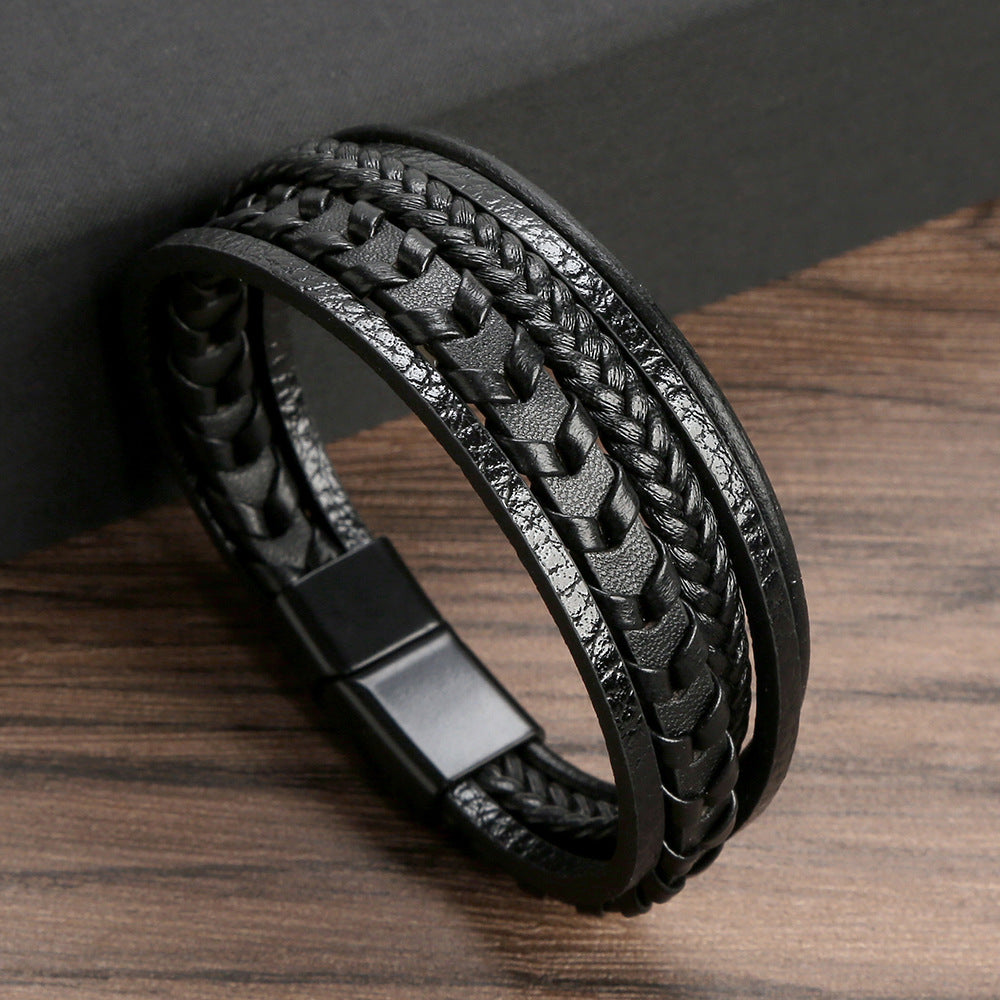 Braided Leather Bracelet