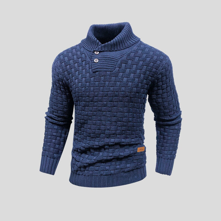 Basketweave Pullover Sweater