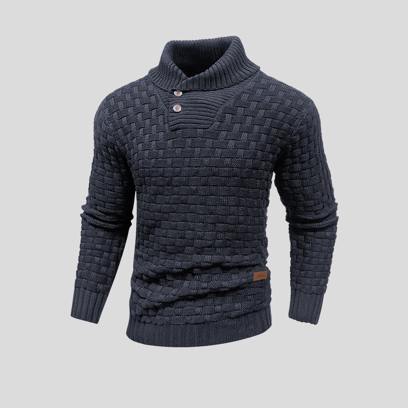 Basketweave Pullover Sweater