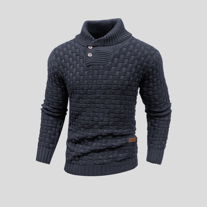 Basketweave Pullover Sweater